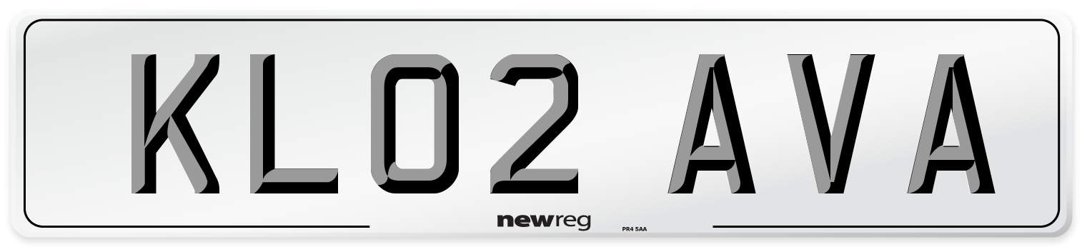 KL02 AVA Number Plate from New Reg